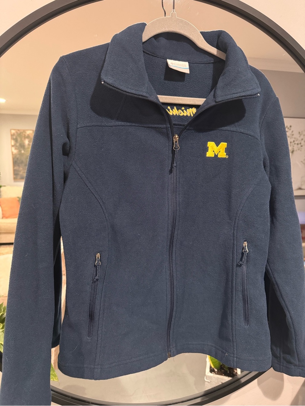 Columbia U of M fleece jacket